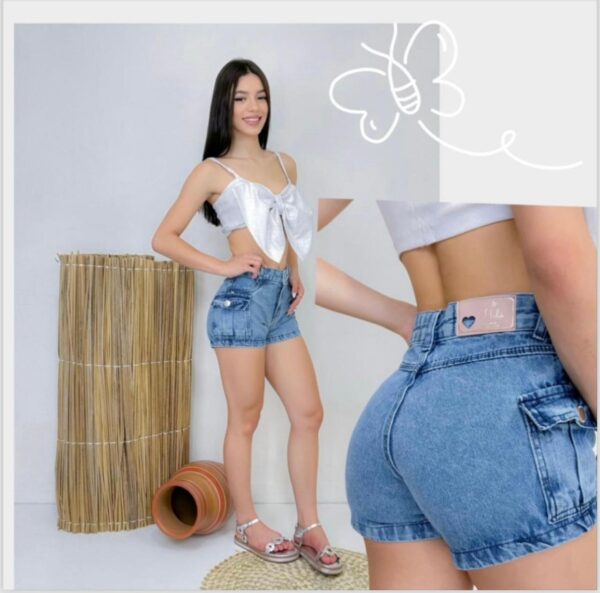 Shorts Cargo Claro